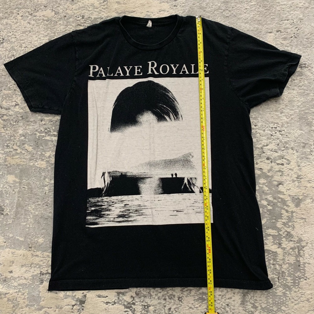 Palaye Royale Limited Edition Shirt Band Shirt Size L 27L x 19W RARE Black Rock